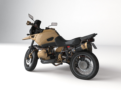 Modern Motorcycle 3d model