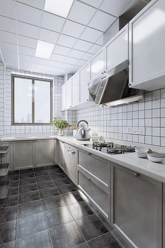 Nordic Kitchen 3d model