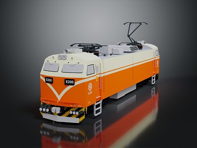 Modern rail car rail car vehicle 3d model