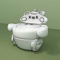 Cute Cartoon Bear Shaped Kids Chair with Pink Purple Orange and Yellow Colors