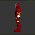 Iron Man Red And Gold Posable Action Toy Figure With Detailed Armor Design