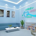Community Leisure Center Layout Design With Functional Zones Green Plants And Colorful Umbrellas