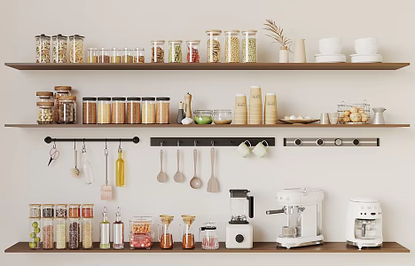 Modern Kitchen Supplies 3d model