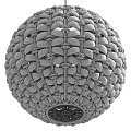 Modern chandelier beliani SIWAZE ball lamp suspension 3d model