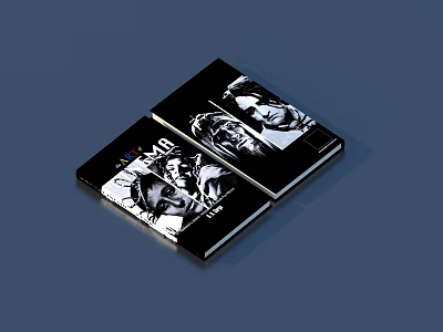 Books, notebooks, famous novels, magazines, books and periodicals 3d model