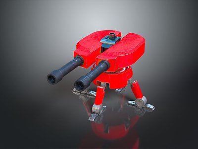 laser tower turret turntable sci-fi tower defense game tower defense sci-fi turret game turret game turret 3d model