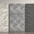 Stone background wall culture stone rubble 3d model