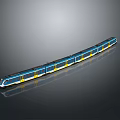 Train Light Rail Metro High Speed Rail EMU Train High Speed Train High Speed Train High Speed Locomotive EMU 3d model