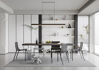 Modern Restaurant 3d model