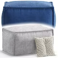 Colorful Velvet Ottoman Designs with Decorative Pillows and Cozy Blankets