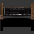 Restaurant Building Exterior Wooden Menu Board Displaying Prices And Contact Information
