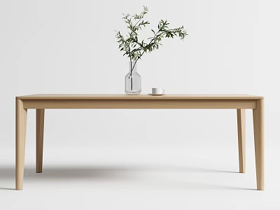 Dining table Rectangular dining table Bar dining table Log dining table 3d model