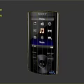 Sony Walkman Music Player With Color Screen And Physical Control Buttons