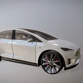 Car Tesla MODEL X 3d model