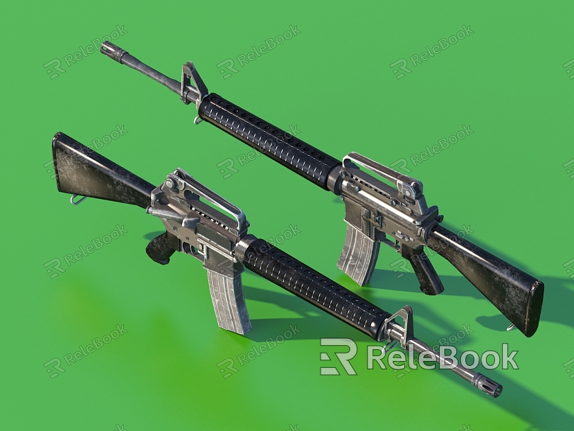 Rifle Weapons Military Supplies model