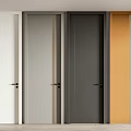 Modern Hinged Doors With Sleek Design In Various Colors For Home Interior Spaces