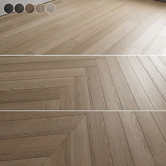 Modern Wood Flooring 3d model