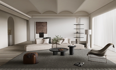 The Silent Living Room 3d model