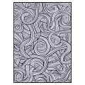 Black And White Abstract Swirl Line Pattern With Intricate Curves Design