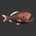 Fish Marine Animals Deep Sea Fish Angler Cartoon Fish 3d model