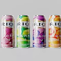 RIO Premixed Cocktail Drinks in Colorful Cans with Various Flavors