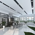 Monitoring and dispatching room 3d model