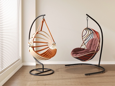 Modern Hanging Chair Hanging Basket Swing Hanging Chair Rocking Chair 3d model