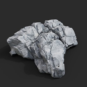 Rock Stone Block Granite Natural Landscape 3d model