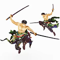 Modern game character One Piece 3d model