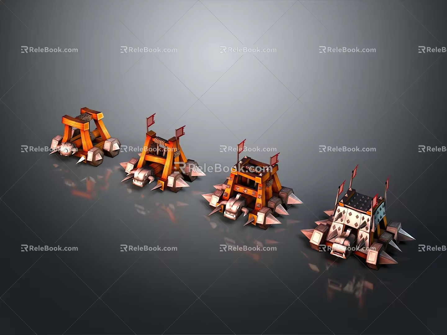 Siege Weapon Siege Vehicle Siege Tower Mobile Tower Mobile Tower Siege Tower Weapon Ancient Weapon 3d model