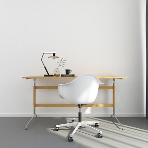 Modern Desk Chair Desk 3d model