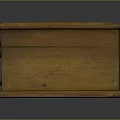 Vintage Wooden Storage Box With Drawer And Metal Fasteners Polished Surface For Home Organization