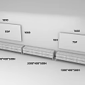 Walnut TV Stand With White Marble Top And Storage Drawers In Modern Home