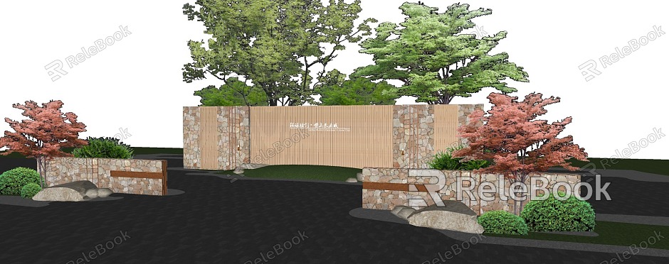 Landscape Wall Enclosure model