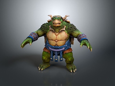 Monster Turtle Monster Ttroll Mountain Essence Alien Monster Alien Monster Alien Monster 3d model