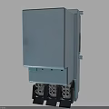 Industrial Electrical Control Equipment With White Enclosure And Multiple Connection Ports