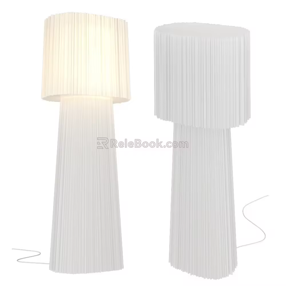 Modern floor lamp 3d model