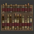 Wooden Two Tiered Wine Rack Displaying Red Wine Bottles On Upper And Lower Shelves