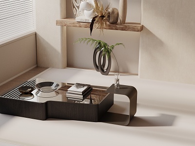 Modern coffee table model