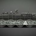 Armored Vehicle APC Armored Personnel Carrier Military Vehicle 3d model