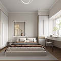 Modern Children's Room Simple Bedroom Children's Room 3d model