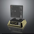 Professional Electronic Testing Device With Digital Display Screen And Stable Beige Base