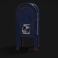 Posting Box Old Mailbox Old Mailbox Iron Mailbox Old Posting Box Low Face Number Low Model Simple Model Game Sub-era Film and Television Level Super Realistic High Precision 3d model