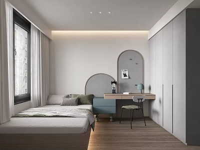Modern Children's Room Simple Children's Room 3d model