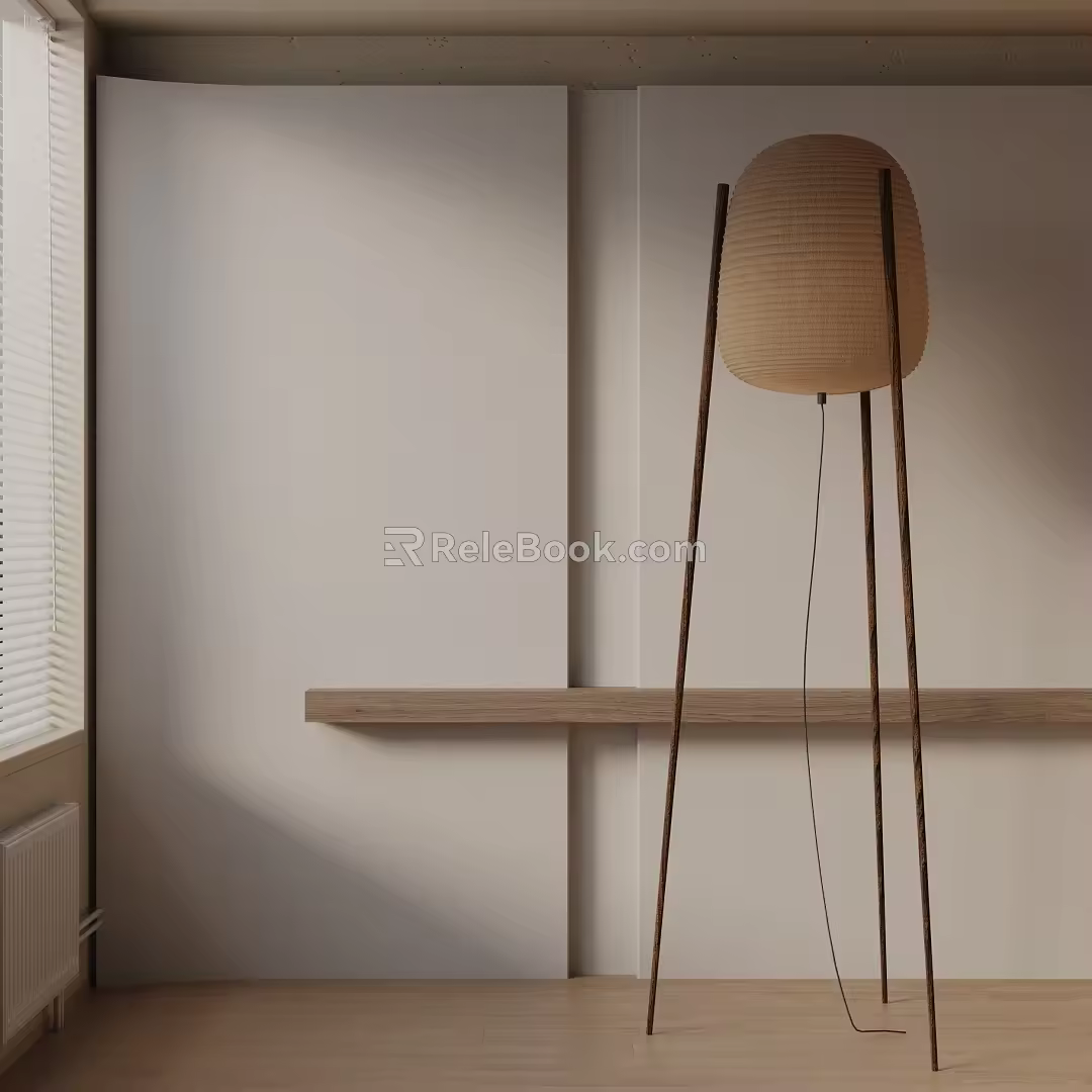 Modern floor lamp 3d model