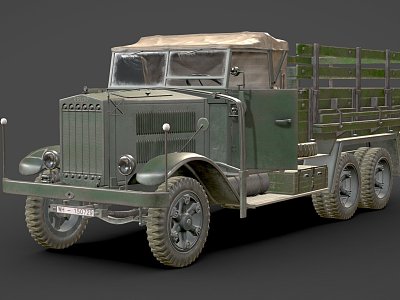 German Military Truck model