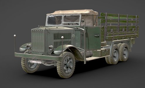 German Military Truck 3d model