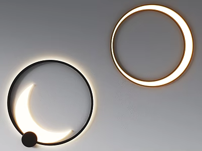 modern wall lamp courtyard wall lamp 3d model