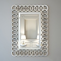 Afina Modern Mirror Aging Mirror 3d model