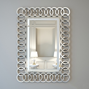 Afina Modern Mirror Aging Mirror 3d model